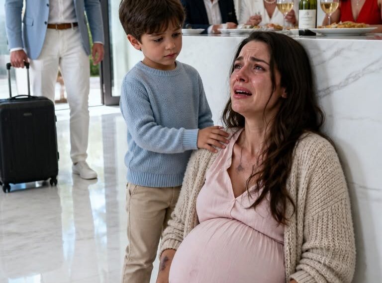 I quietly opened the front door and heard my sister say, “Let her eat garbage. A useless woman doesn’t deserve a place at our table.” My pregnant wife lowered her head while my son chewed on stale bread through his tears. I didn’t raise my voice.