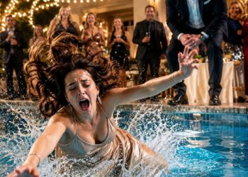 At the birthday party, my husband shoved me into the pool just to entertain all the guests. But he never expected that my reaction would change his entire life within just 15 minutes.