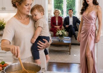 I Came Home Three Hours Early and Froze When I Found My Mother Cooking for My Husband’s Family While Carrying My Son on Her Back—They Had No Idea the Woman They Looked Down On Had Been Gathering Evidence for Months and Secretly Owned the Mansion Across the Street