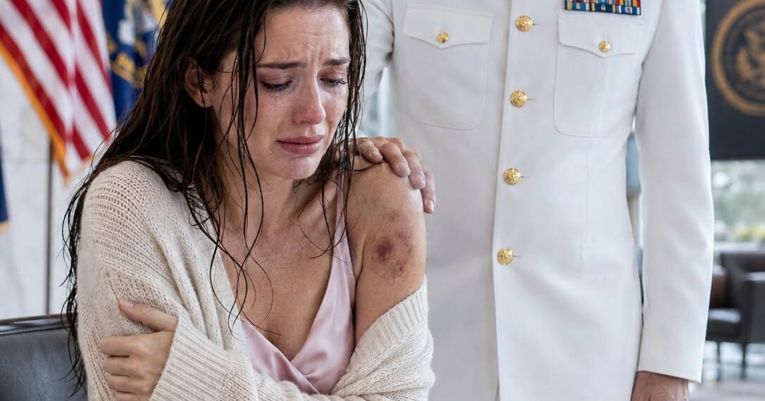 My father returned after 21 years of service and, as he handed me a glass of water, he noticed the br:uises I had hidden beneath long sleeves for three years. “Who did this to you?” he asked. I told him everything