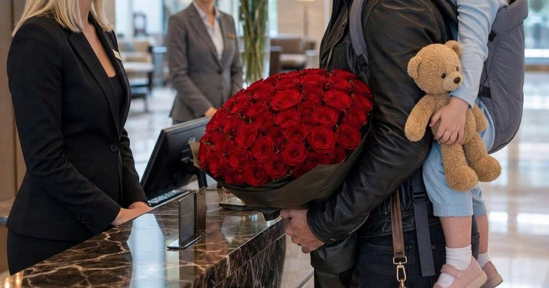 A widowed father was turned away at his own hotel with his sleeping daughter in his arms… but by the time the staff realized who he truly was, it was already too late.