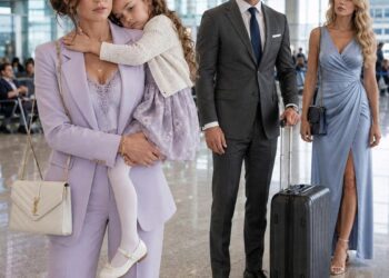 I Had Just Left for My Honeymoon with my wife When I Saw My Ex-girlfriend at the Airport Holding a Little Girl With My Eyes. Then, Mid-Flight, I Received a Photo of My Father in a Hospital Room on the Day She Was Born—And Suddenly, I Realized That Girl Was the One Person I Was Never Supposed to Meet.