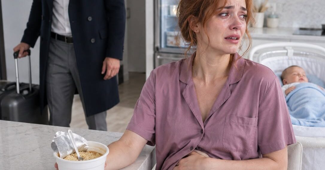 On New Year’s Eve, I Came Home Early to Surprise My Family and Found My Recently Operated Wife Alone, Eating Cold Instant Noodles. “Please Don’t Call Your Mother,” She Begged Me. I Didn’t Argue. I Photographed the Empty Refrigerator, Checked the 280,000 Dollars That Had Disappeared, and Discovered Who Was Celebrating With Our Money.