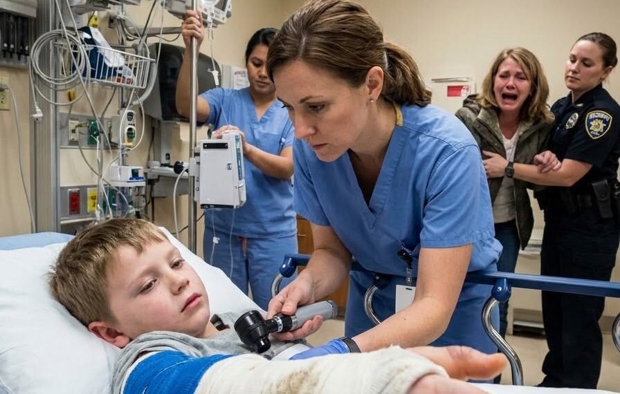 The rotting smell in Trauma Room 2 was unbearable, but when I finally cut off the 8-year-old boy’s filthy, neglected cast, what fell out onto the sterile floor made every seasoned ER nurse scream and step back in pure horror.