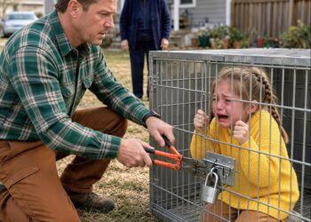 My ten-year-old daughter stopped answering my calls for three days, so I drove to her mother’s house and found her l0cked inside a metal ca:g:e in the backyard.