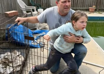 He Found His Daughter In A Cage—Then The Back Door Started Moving