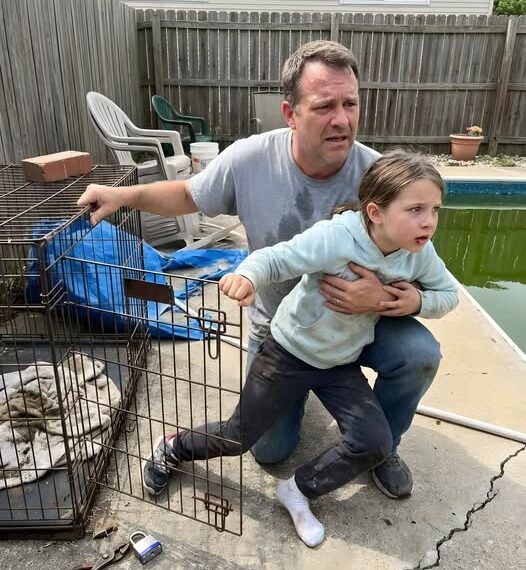 He Found His Daughter In A Cage—Then The Back Door Started Moving