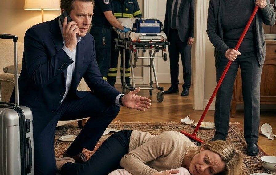 I came home from a three-day business trip and found my wife and six-year-old daughter barely breathing on the kitchen floor. My mother stood over them with a mop and said, “Your wife is just lazy.”