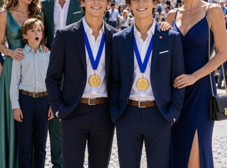 13 Years After Leaving Me Pregnant With Twins, My Ex Smirked When He Saw Us at His Son’s Competition—Until Both My Boys Won Gold