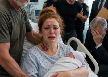I was cradling my newborn daughter when my dad stepped into the hospital room and noticed the dark bruised fingerprints circling my neck. Across the room, my husband leaned back comfortably in his chair and smirked. “Just reminding her who’s in charge of this family now.”