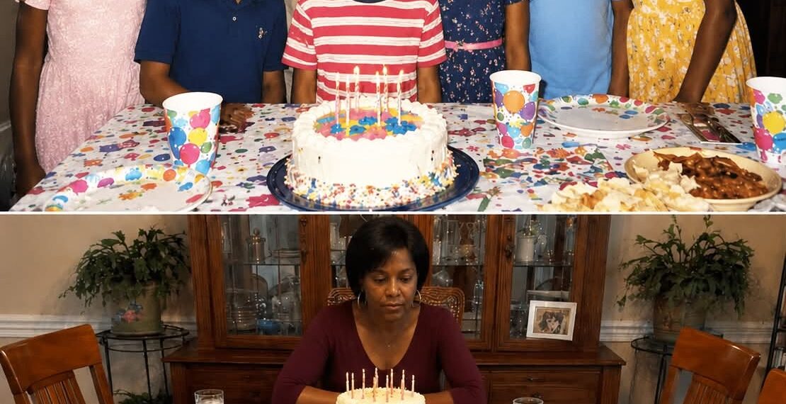 I waited 4 hours for my 6 children to arrive for my 60th, but the house stayed quiet — until a police officer handed me a note that froze my heart.