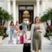 Eight months pregnant, I watched my husband drive away with his family, laughing as his mother shouted,…
