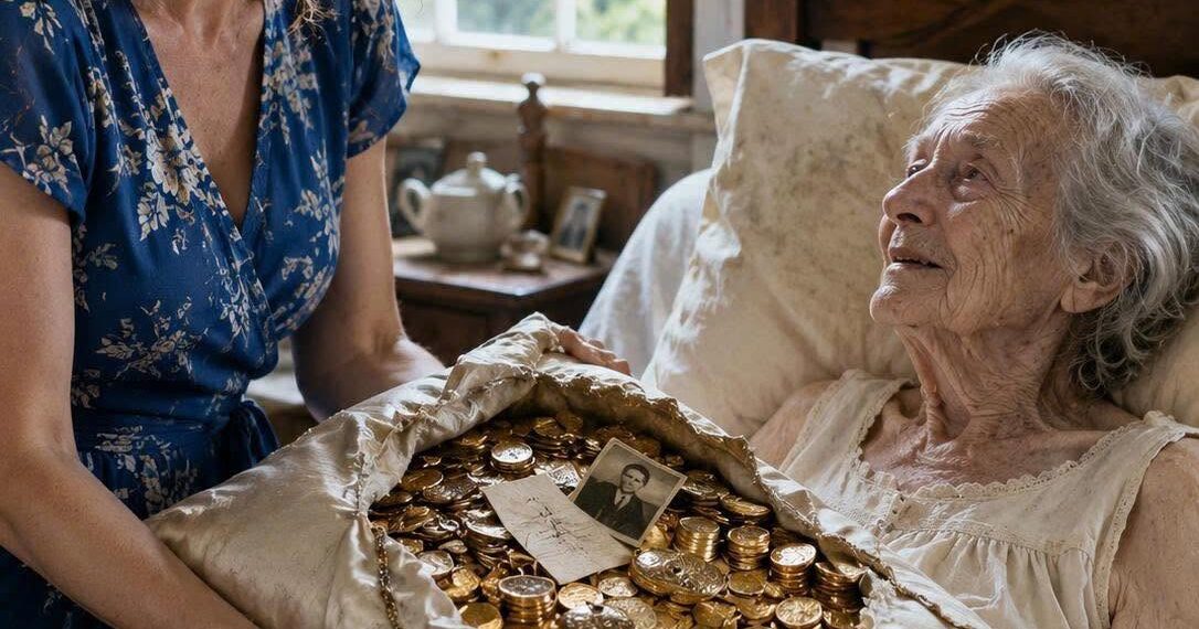 My mother-in-law had no pension. I cared for her with all my heart for 12 years. With her last breath, she handed me a torn pillow. When I opened it, I couldn’t hold back my tears…