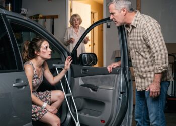 Just 11 minutes after I left the hospital with a sha:tte:red femur, my mother-in-law knocked away my crutches. Ignoring my screams, she and my husband dragged me into the dark garage, left me on the freezing concrete, locked the steel door, and took my pain medication.