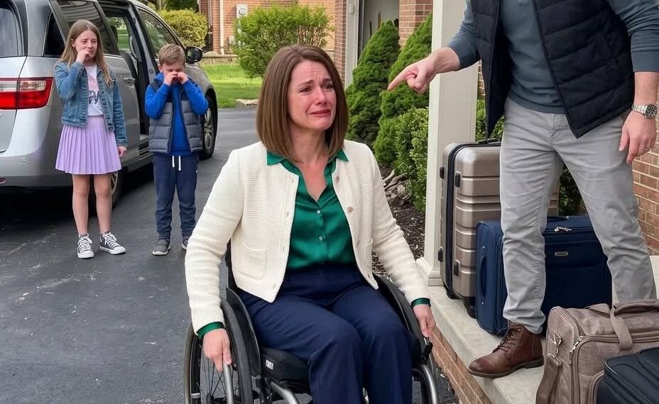 After my accident left me unable to walk, I came home in a wheelchair and found my husband standing beside my packed bags. “Get out. Take your kids. I don’t need you anymore.”