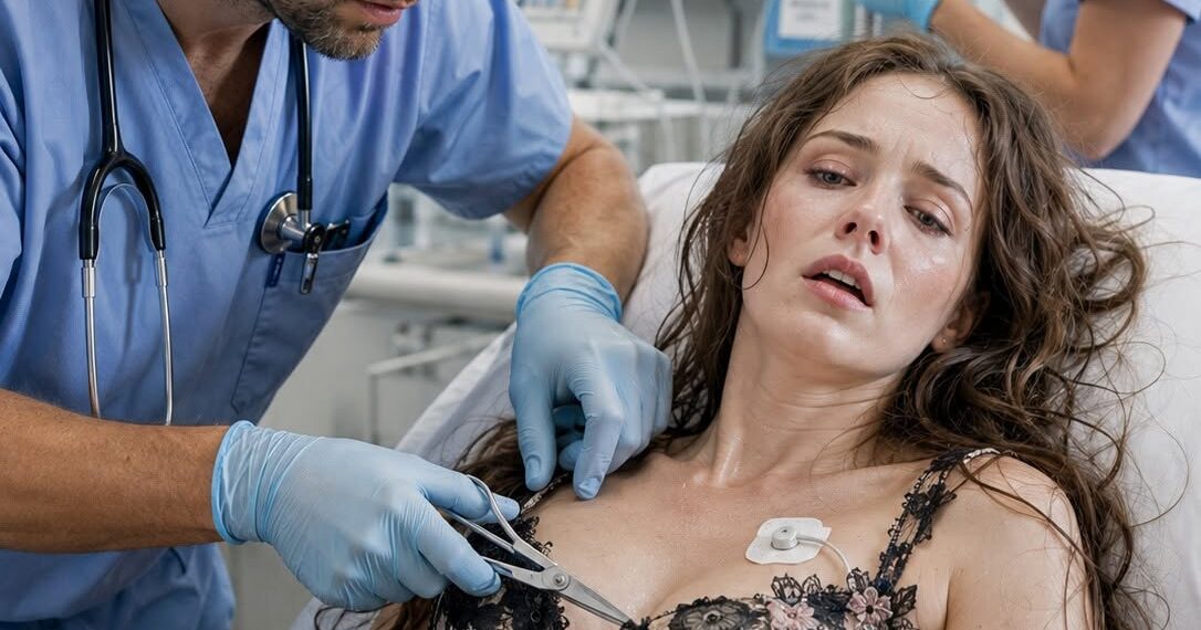 When the emergency surgeon was brought the wife of his best friend, she could barely breathe.