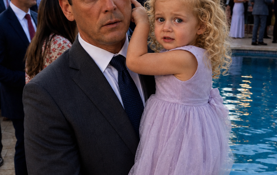 My 4-Year-Old Daughter Pointed Behind My Boss’s Ear and Whispered, “Daddy Is There”—But Her Father Had Been Gone for a Year