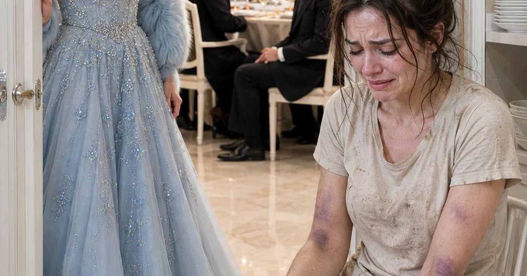 “I went to meet my fiancé’s parents and found my sister-in-law covered in br:uis:es, eating cold rice mixed with water. Before I left, she squeezed my hand and whispered, ‘Come back at 10 and don’t tell anyone.’ I quietly kept the note… and that night I discovered why they were rushing me into marriage.