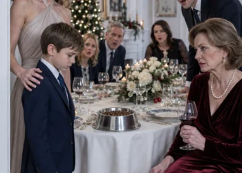 “My Millionaire Mother-in-Law Put a Dog Bowl in Front of Her Grandson at the Family Dinner: ‘Let Him Eat According to Where He Comes From’… But She Never Imagined Who Would Be the First to Stand Up”