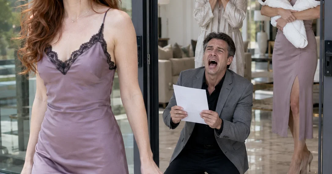 My husband came home with his secretary and newborn twins. His mother offered me $80 million to disappear. I quietly left one sealed envelope behind. Hours later, he opened it—and instantly went pale with sh0ck.