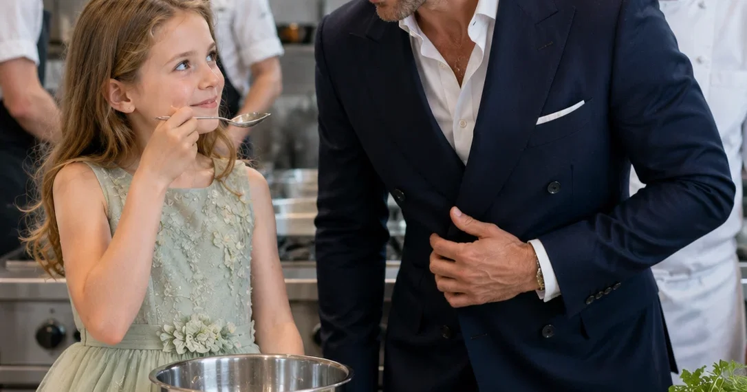When a millionaire arrived unannounced to inspect his luxury hotel, he saw a hungry little girl asking for a piece of bread. “My mom used to work here, but they accused her of stealing,” she confessed. He didn’t argue. He pulled out his phone and ordered them to review four years of invoices… without imagining why her mother had ended up in the hospital.