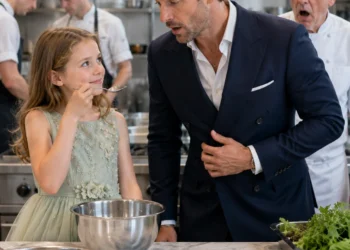When a millionaire arrived unannounced to inspect his luxury hotel, he saw a hungry little girl asking for a piece of bread. “My mom used to work here, but they accused her of stealing,” she confessed. He didn’t argue. He pulled out his phone and ordered them to review four years of invoices… without imagining why her mother had ended up in the hospital.