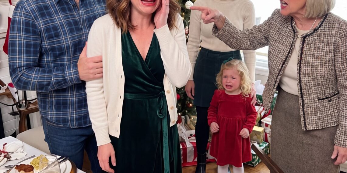 At Christmas dinner, my mother-in-law sla:pp:ed me three times, called me “trash,” and pointed at my three-year-old daughter.