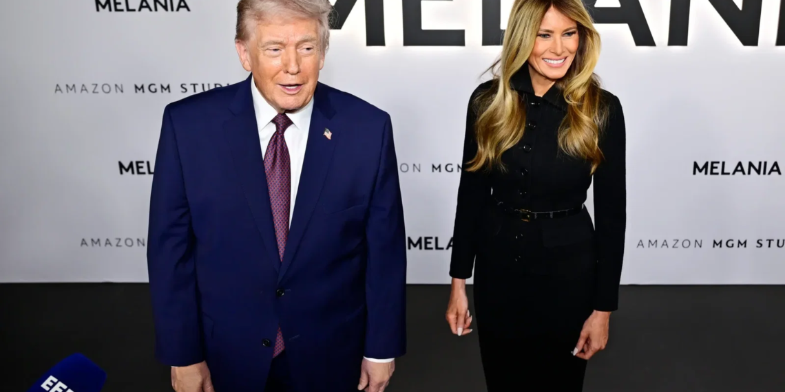 Trump goes on confusing rant about Melania and details putting hand ‘on certain part of her b0dy’ during Board of Peace speech