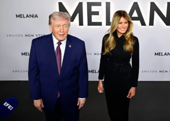 Trump goes on confusing rant about Melania and details putting hand ‘on certain part of her b0dy’ during Board of Peace speech