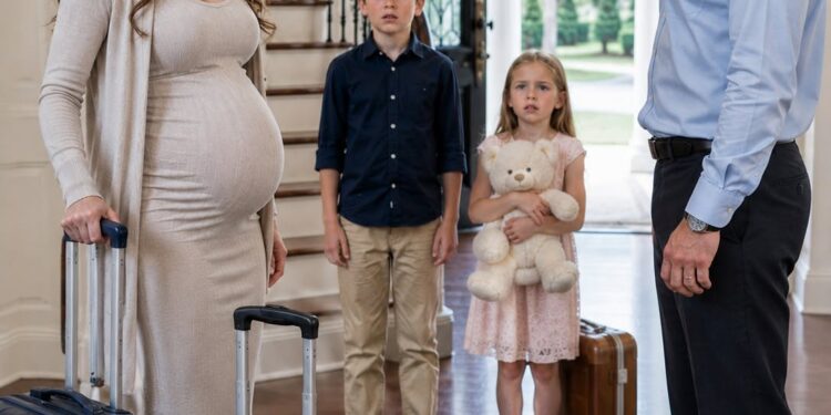My husband believed that being pregnant, raising two children, having no job, and depending on him financially meant I would never have the courage to leave. Then he brought his mistress into our home and calmly announced that she was moving into the guest suite. Fifteen minutes later, I came downstairs with my children, three packed suitcases, and a divorce petition he had no idea existed.