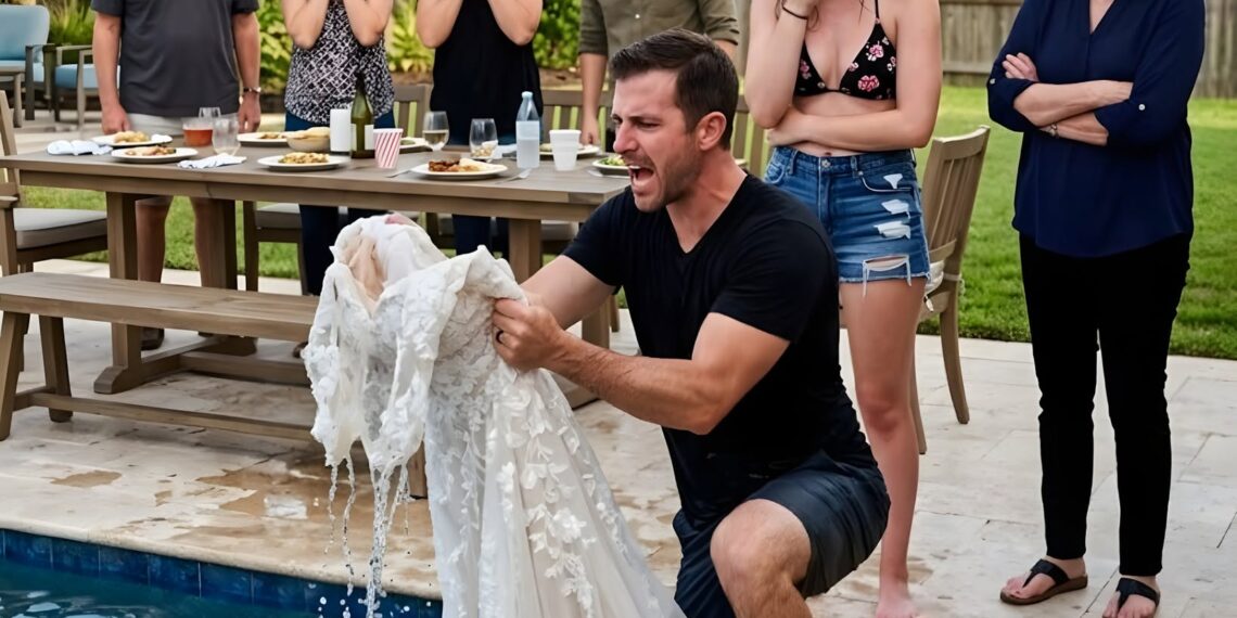 She Tossed the Bride’s Dress Into the Pool—Then Michael Drew a Line