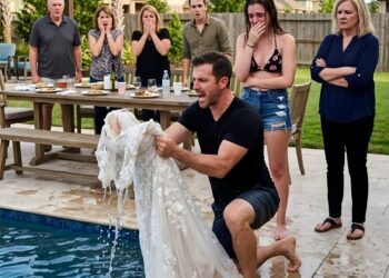 She Tossed the Bride’s Dress Into the Pool—Then Michael Drew a Line