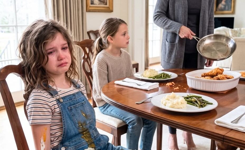 During breakfast, my innocent four-year-old daughter accidentally sat at my niece’s table and began eating. When my sister noticed, she hu:rled the h0:t pan toward her face, and my little girl c0:llapsed unconscious.