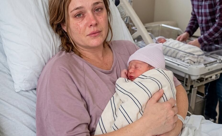 I lost one of my twins during labor. When the nurse gently placed my surviving baby boy in my arms, she leaned close and whispered, “Before you trust your husband, watch the video I just sent you.”