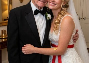 “I married a seventy-eight-year-old millionaire for his fortune—but halfway through our wedding vows, he took the microphone and announced, “There is one important thing my bride still doesn’t know about me.”