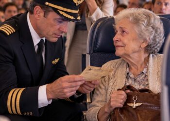 My Grandma Gave Up The First-Class Seat I Bought Her And Chose Seat 34A In Economy Instead. I Thought She Was Being Stubborn—Until A Pilot Walked Out Of The Cockpit, Stopped Beside Her, And Saw The Tiny Silver Wings On Her Old Purse. Then She Pulled Out A 27-Year-Old Boarding Pass… And He Immediately Called For The Captain.
