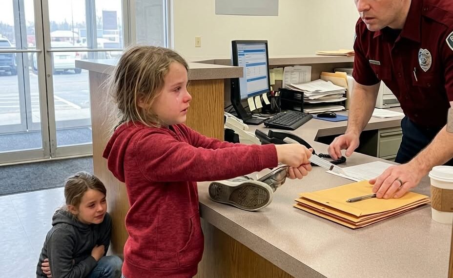 A NINE-Year-Old Hid the Evidence in Her Shoe at the Police Desk
