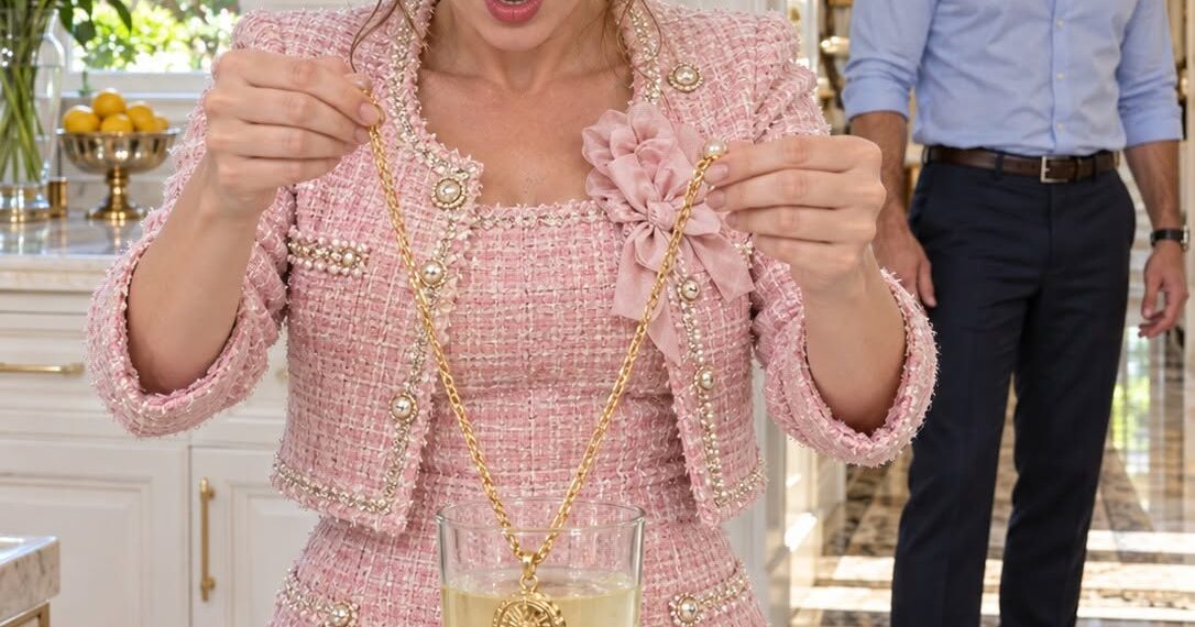 I gave my seat to an elderly woman on the bus, and before she got off, she whispered, “When your husband gives you a necklace, put it in water, and whatever you do, don’t wear it.”