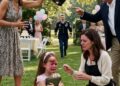 My sister ruined my daughter’s face right at her birthday party: ‘Nobody cares about a fatherless mistake!’ My daughter cried, blood soaking her pink dress. My mom just laughed: ‘She got exactly what she deserved.’ My dad snapped: ‘Get your trash out of here, never come back!’ I just sent one video to my husband, deployed far away. 3 days later, military trucks surrounded the house. The whole family went pale.