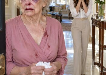 My son had barely been buried when my daughter-in-law shoved two suitcases into my hands and sneered, “The $4 million estate is mine now. Get out!”